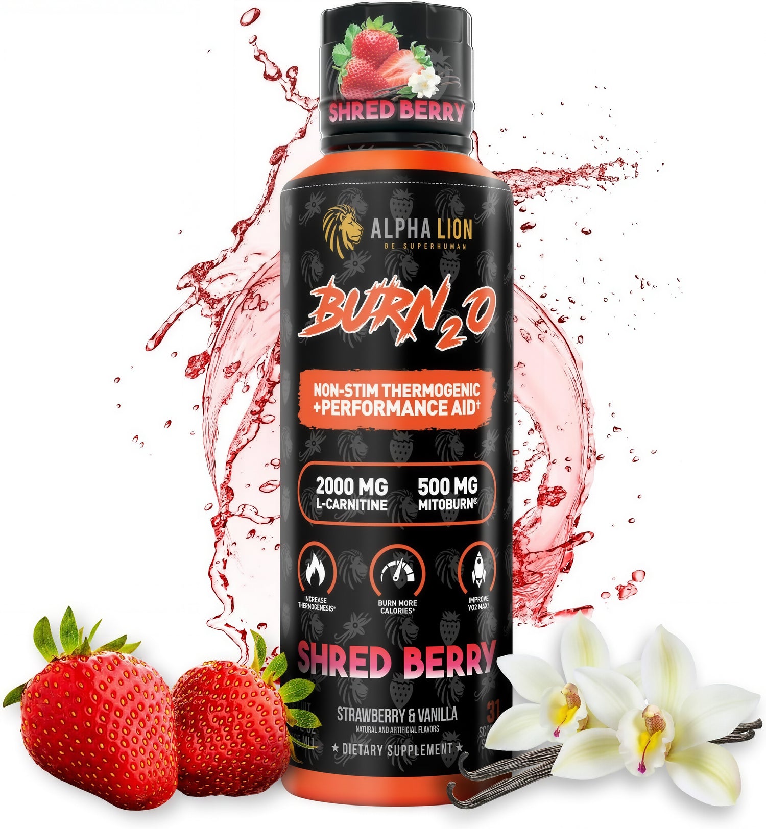 ALPHA LION Burn2O L-Carnitine Liquid 2000mg